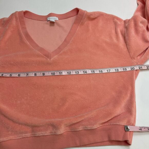 Beyond Yoga Tropez Pullover Peach Blush Crop Sweatshirt Size Small - Picture 6 of 11